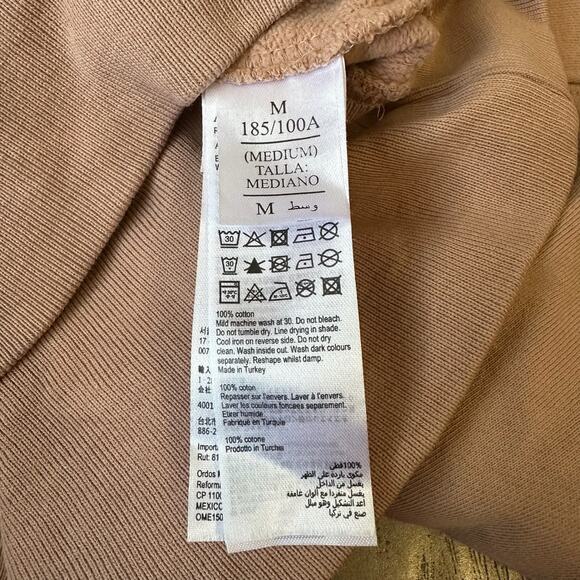 ALL SAINTS Enrico Sweatshirt Nude Pink Cropped Pullover Athleisure - Picture 8 of 10